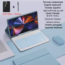 Чехол с клавиатурой с подсветкой для Samsung Galaxy Tab S6 Lite 2022 Чехол SM-P613 P619 Чехол для Samsung Tab S6 Lite Чехол Teclado