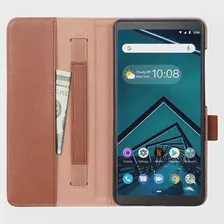 🛍 Чехол для Lenovo Tab V7 PB-6505NC, чехол-бумажник, чехол, мягкий силиконовый чехол из искусственной кожи, ручной держатель, подставка, кожаный чехол, чехол + мини-светодиод