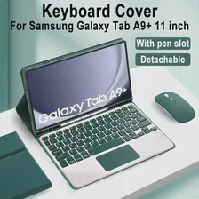 Для Samsung Galaxy Tab A9 Plus 11-дюймовый чехол, съемный чехол-клавиатура для Samsung Tab A9 + SM-X210N /X216B