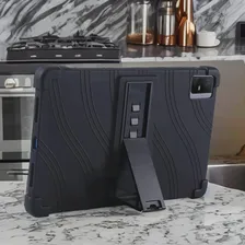 Силиконовый чехол для TCL Tab 11 /TCL NxtPaper 11 с регулируемой подставкой и противоударными утолщенными уголками.