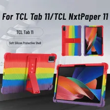 Чехол Для планшета TCL Tab 11/TCL NxtPaper 11 11-Дюймовый Безопасный Для Планшета Противоударный Силиконовый Чехол-Подставка