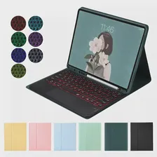 Для Samsung Galaxy Tab S9 Ultra Case Чехол-клавиатура Funda Для Galaxy Tab S9 Ultra 14,6 "Чехол С сенсорной панелью С подсветкой Teclado