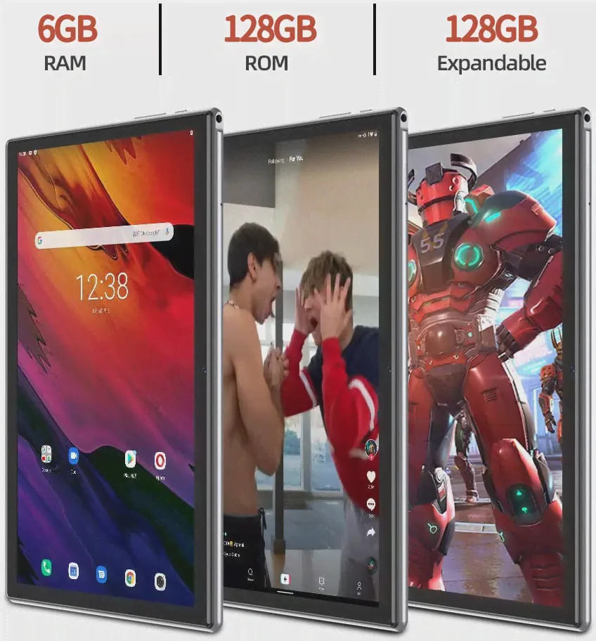 BDF Global Tab G10 Lite 6 ГБ + 128 ГБ (2023 г.) 10,1-дюймовый Android 11.0 Двойная карта 4G WiFi Обучающие планшеты для звонков с поддержкой Обложка Pen (art.: 3920c23300878)-1