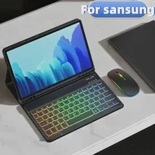 Принципиально Для Samsung Galaxy Tab S7 Fe Чехол Клавиатура Для Samsung Tab S6 Lite Чехол Радужная Клавиатура Мышь Для Samsung Tab S7 S8 Чехол
