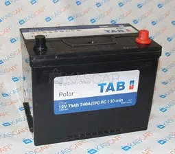 Аккумулятор TAB 75Ah 57529 ASIA о.п 246875